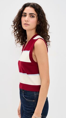 State & Lake Women's Knit Vest in Kuwait