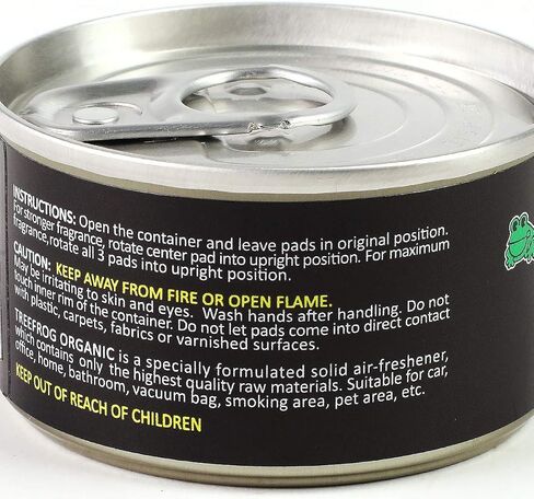 Auto Dynasty TreeFrog Organic Fiber Fresh Natural Air Freshener Can (Black Squash Scented) in Saudi Arabia