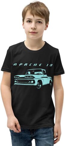 1960 Chevy Apache 10 Antique Pickup Truck Collector Custom Youth Short Sleeve T-Shirt in Saudi Arabia