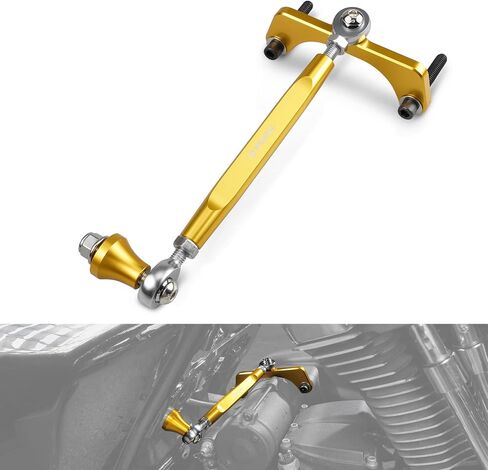 NICECNC Gold M8 Touring Rear Stabilizer Compatible with Harley Street Glide FLHX 2017-2025,Compatible with Harley CVO Road Glide FLTRXSTSE ST 2024 See Fitments in Saudi Arabia