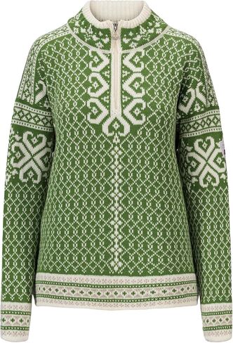 Dale of Norway Leknes Ladies Sweater - Wool Knit Sweater for Women - Relaxed Fit in Saudi Arabia