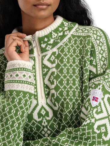 Dale of Norway Leknes Ladies Sweater - Wool Knit Sweater for Women - Relaxed Fit in Saudi Arabia