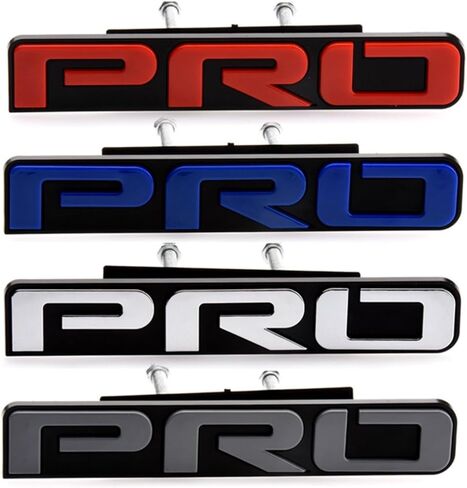 TRD Style Grille Emblem Overlay 5 9/16 بوصة - ملصق شارة أمامية حمراء ثلاثية الأبعاد متوافق مع Toyota Tacoma/Tundra/4Runner - ملحقات سلسلة PRO (عبوة واحدة) in Kuwait