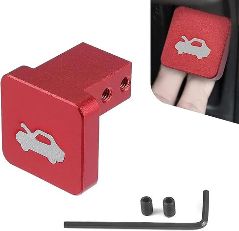 Hood Latch Release Handle Cable Repair Kit, Aluminum Alloy Hood Release Latch Handle, Compatible with Honda Civic 1996-2011, Honda CR-V 1997-2006, Honda Element 2003-2011 (Red) in Saudi Arabia