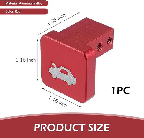 Hood Latch Release Handle Cable Repair Kit, Aluminum Alloy Hood Release Latch Handle, Compatible with Honda Civic 1996-2011, Honda CR-V 1997-2006, Honda Element 2003-2011 (Red) in Saudi Arabia