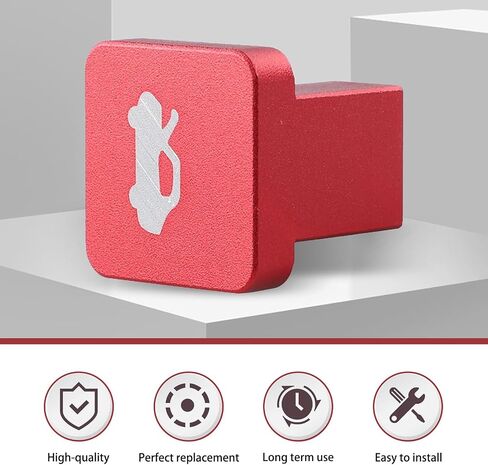 Hood Latch Release Handle Cable Repair Kit, Aluminum Alloy Hood Release Latch Handle, Compatible with Honda Civic 1996-2011, Honda CR-V 1997-2006, Honda Element 2003-2011 (Red) in Saudi Arabia