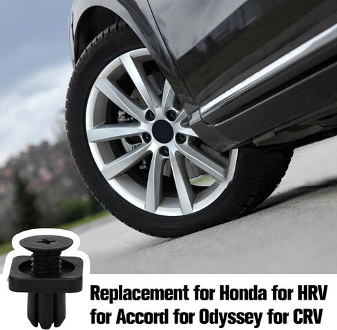 20Pcs Mudguard Clip Car Rivet Fastener Bumper Clip Retainer Screw 91514-TG1-T01 Replacement for Honda for HRV for Accord for Odyssey for CRV in Saudi Arabia