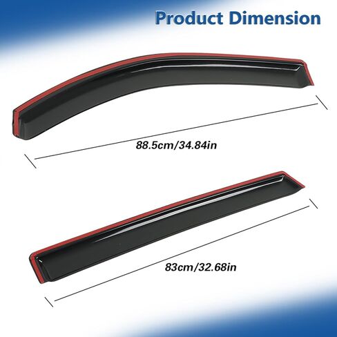 Silscvtt Window Visors Shade Sun Rain Wind Guard Replacement for Honda Pilot 2016-2022 in Saudi Arabia