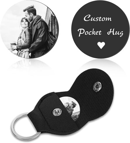 Custom Personalized Pocket Hug Token Keychain Gifts Custom keychain with Picture Inspirational Gifts for Men Women in Saudi Arabia