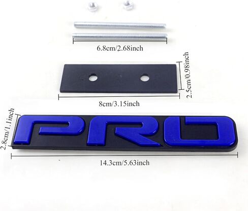 TRD Style Grille Emblem Overlay 5 9/16 Inch - 3D Red Front Grill Badge Decal Compatible with Toyota Tacoma/Tundra/4Runner - PRO Series Accessory (1-Pack) in Saudi Arabia