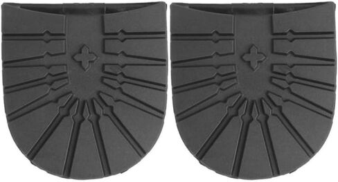 1Pair Black Anti Slip Rubber Boot Heel Replacement Pads,Sole Protector,Shoe Repair Kit in Kuwait