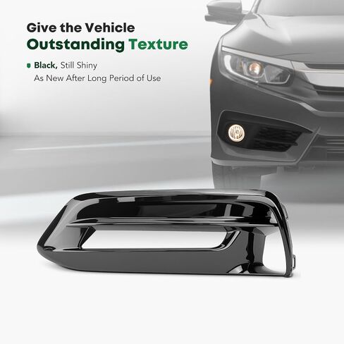 YHTAUTO الضباب الخفيف الحافة يناسب هوندا أكورد 2018-2020 المصد الأمامي الضباب غطاء خفيف الكسوة الجانب الأيمن الركاب in Saudi Arabia