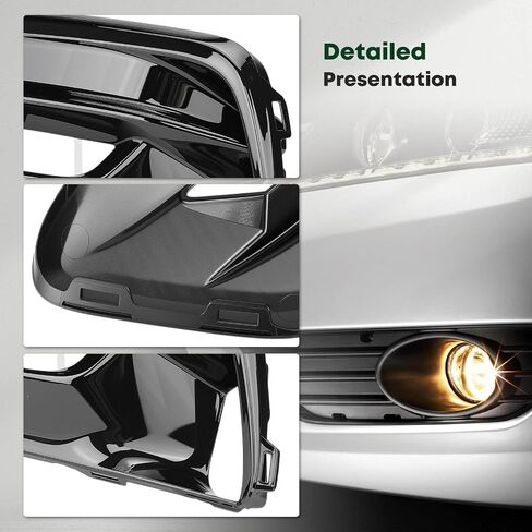 YHTAUTO الضباب الخفيف الحافة يناسب هوندا أكورد 2018-2020 المصد الأمامي الضباب غطاء خفيف الكسوة الجانب الأيمن الركاب in Saudi Arabia
