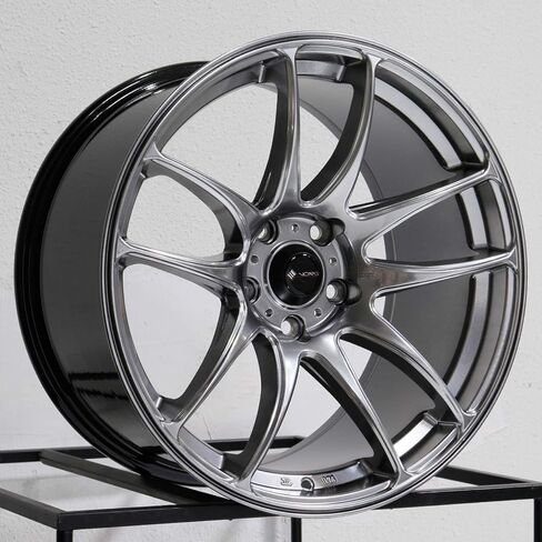19x10.5 Vors TR4 5x114.3 22 Hyper Black Wheel Rim 73.1 in Saudi Arabia