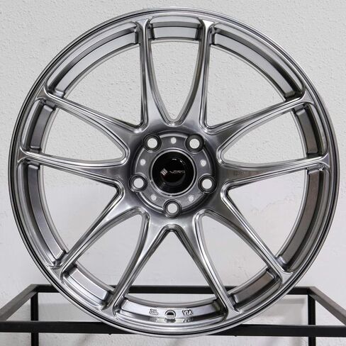 19x10.5 Vors TR4 5x114.3 22 Hyper Black Wheel Rim 73.1 in Saudi Arabia