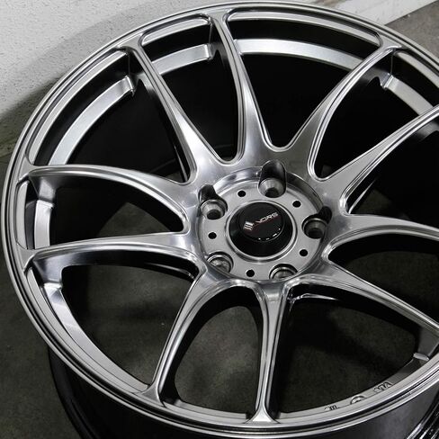 19x10.5 Vors TR4 5x114.3 22 Hyper Black Wheel Rim 73.1 in Saudi Arabia