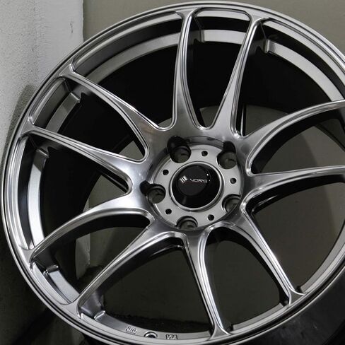 19x10.5 Vors TR4 5x114.3 22 Hyper Black Wheel Rim 73.1 in Saudi Arabia
