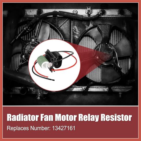 ACROPIX Radiator Fan Blower Motor Relay Resistor for Chevrolet Cruze 2011-2016 Engine Cooling Fan Motor Wiring Harness No.13427161 Radiator Fan Blower Motor Resistance Car Parts in Saudi Arabia