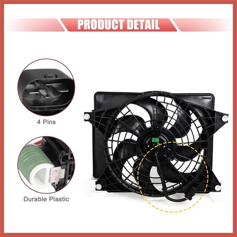 ACROPIX Radiator Fan Blower Motor Relay Resistor for Chevrolet Cruze 2011-2016 Engine Cooling Fan Motor Wiring Harness No.13427161 Radiator Fan Blower Motor Resistance Car Parts in Saudi Arabia
