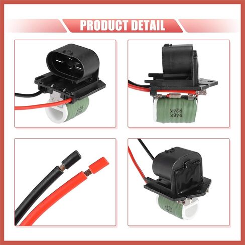 ACROPIX Radiator Fan Blower Motor Relay Resistor for Chevrolet Cruze 2011-2016 Engine Cooling Fan Motor Wiring Harness No.13427161 Radiator Fan Blower Motor Resistance Car Parts in Saudi Arabia