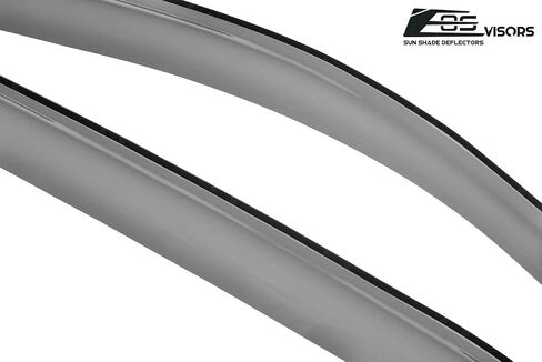 Fits All 2016-2023 Toyota Tacoma Double Cab Models | EOS Visors in-Channel Style Smoke Tinted Side Vents Window Deflectors Rain Guards in Saudi Arabia