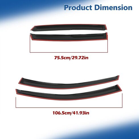 Silscvtt Window Visors Shade Sun Rain Wind Guard Replacement for Honda CR-V 2007-2011 in Saudi Arabia