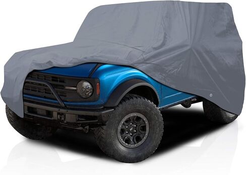 4 Layer Semi Custom Fit Car Cover for Jeep Willys CJ3B 1953-1968, Lightweight Water Resistant Full Coverage in Saudi Arabia