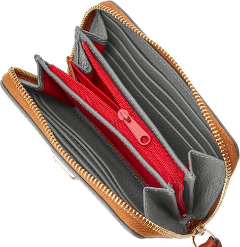Dooney & Bourke Wallet, Pebble Grain Medium Zip Around Wallet - Black in Kuwait
