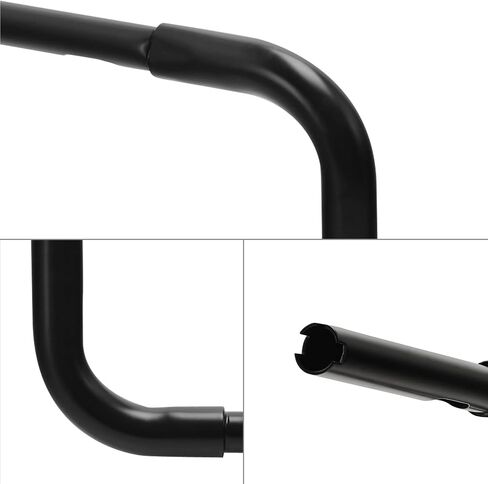 TCT-MOTORPARTS Chrome 16" Rise Ape Hanger 1 1/4" Handle Bar Fits for Harley Sportster XL 1200 Softail Dyna in Saudi Arabia