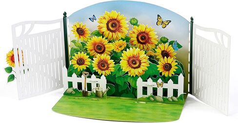 CUTPOPUP Hummingbird Birthday Card Pop Up, Mothers Day, 3D Popup Greeting Card, Birthday Card for Women (Hummingbird Sunflower) in Saudi Arabia