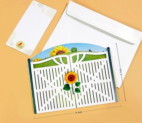 CUTPOPUP Hummingbird Birthday Card Pop Up, Mothers Day, 3D Popup Greeting Card, Birthday Card for Women (Hummingbird Sunflower) in Saudi Arabia