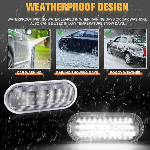 مجموعة مصابيح LED لسرير الشاحنة من Gempro لسيارة Ford F150 Raptor F250 F350 F450 Super Duty Pickup Truck، 6000K أبيض in Kuwait