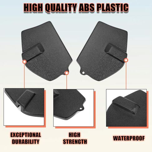 KUAFU Front Strut/Shock Tower Covers Compatible with 2020-2022 Chevrolet Corvette C8 Front Shock Absorbing Tower Cover with Mag Ride ABS Plastic in Saudi Arabia
