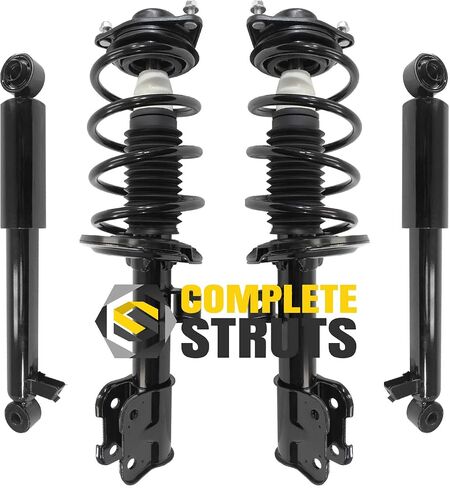 COMPLETESTRUTS - مجموعات دعامة أمامية كاملة مع نوابض لولبية واستبدال ممتص الصدمات الخلفي لسيارة Hyundai Santa Fe FWD 2015-2019 - مجموعة من 4 قطع in Saudi Arabia