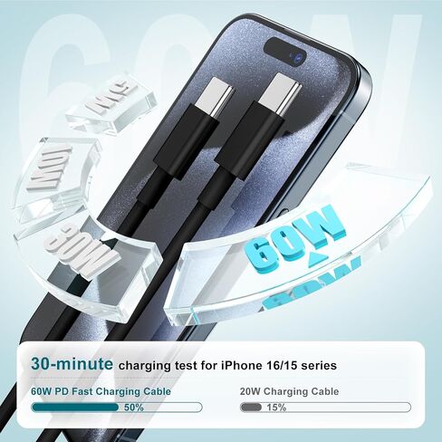 45W Super Fast Charger USBC for Samsung Galaxy S24, [3Pack] 3+6+10FT Type C Charger Fast Charging Cable Cord & Android Charger Block for Galaxy S24 S23 S22 S21 Ultra/Plus, Tab S8 S7, iPad Pro/Air/Mini in Saudi Arabia