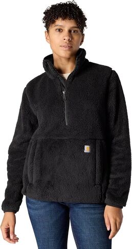 Carhartt Women's Loose Fit Fleece Pullover, Black in Saudi Arabia