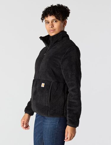 Carhartt Women's Loose Fit Fleece Pullover, Black in Saudi Arabia