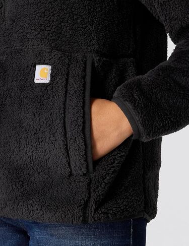 Carhartt Women's Loose Fit Fleece Pullover, Black in Saudi Arabia
