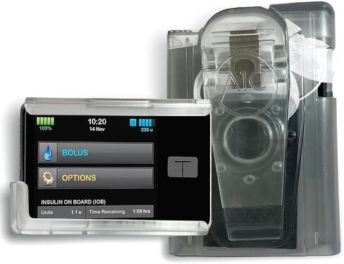 A1C 360 Rotating Pump Case for Tandem Tslim, t:Slim X2, t:Slim G4 - Insulin Pump Holder (Yellow) in Saudi Arabia