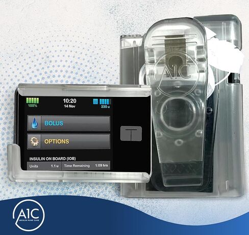 A1C 360 Rotating Pump Case for Tandem Tslim, t:Slim X2, t:Slim G4 - Insulin Pump Holder (Yellow) in Saudi Arabia