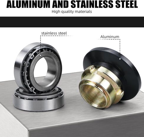 NICECNC Steering Axle Bearing Nut Repair Toolkit Stainless Steel Directional Column Nut and Bearing Compatible with Honda SL70 XL70 S65 S90 CL90 CT90 Z50 SS50 CL70 CT70 in Saudi Arabia