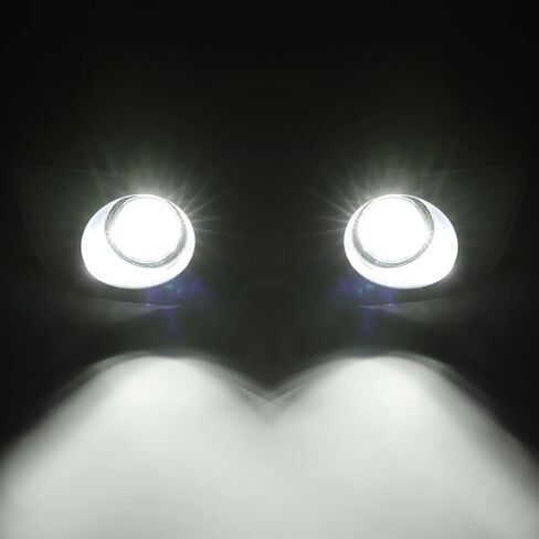 KUAFU LED Fog Light Kit Compatible with 2015-2023 Dodge Charger SRT Hellcat Replacement for 68280429AA 68280428AA 68228884AC Fog Lamp Set w/Bezel Wires Harness in Saudi Arabia