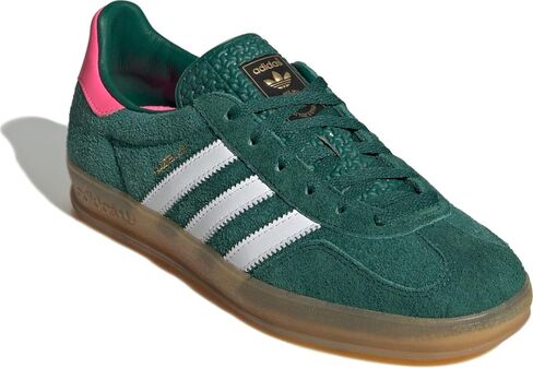 حذاء Adidas Womens Gazelle Indoor Collegiate أخضر وردي مقاس 8.5 in Saudi Arabia