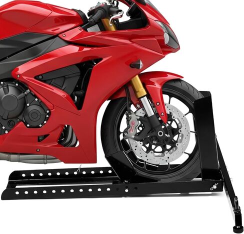 Motorcycle Wheel Chock,Motorcycle Wheel Chock Stand Upright 1800 lbs Capacity,Adjustable Heavy Duty Motorcycle Front Tire Stand Chock in Saudi Arabia
