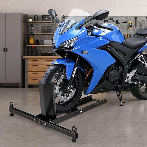 Motorcycle Wheel Chock,Motorcycle Wheel Chock Stand Upright 1800 lbs Capacity,Adjustable Heavy Duty Motorcycle Front Tire Stand Chock in Saudi Arabia