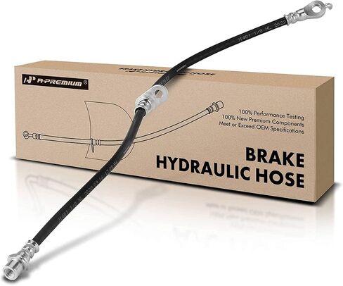 A-Premium Front Driver Brake Hydraulic Hose Compatible with Select Toyota Models - Corolla 2003-2008, Prius 2004-2009 - Replace# 88971249 in Saudi Arabia