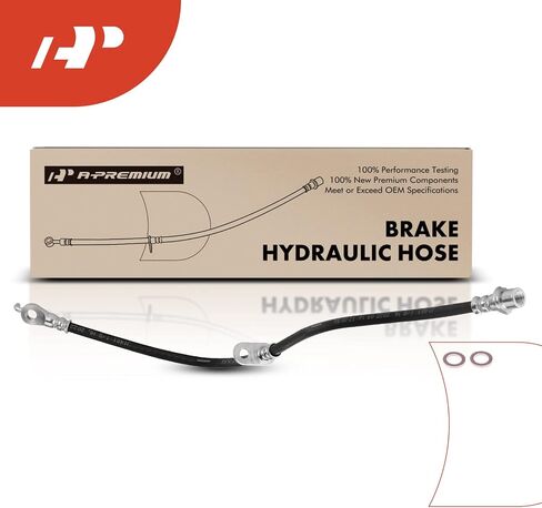 A-Premium Front Driver Brake Hydraulic Hose Compatible with Select Toyota Models - Corolla 2003-2008, Prius 2004-2009 - Replace# 88971249 in Saudi Arabia