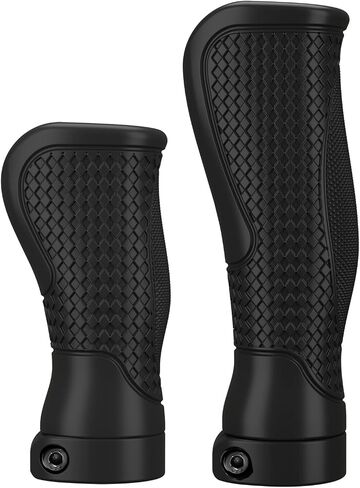 Bike Handlebar Grips, MTB Grips with Elastic Grainy Design Bike Grips, Slip Rubber Bike Handlebar Grips Bicycle Grips for BMX, Foldable Urban Bicycles, E-Bike, Scooter in Saudi Arabia