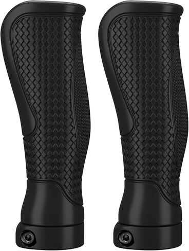 Bike Handlebar Grips, MTB Grips with Elastic Grainy Design Bike Grips, Slip Rubber Bike Handlebar Grips Bicycle Grips for BMX, Foldable Urban Bicycles, E-Bike, Scooter in Kuwait