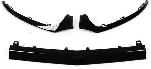KIMISS Front Lip Protector, 3PCs Gloss Black Front Bumper Lower Trims Replacement for C Class W205 C205 in Saudi Arabia